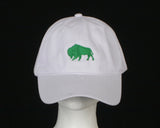 Baseball Cap- Embroidered Logo- White Cap