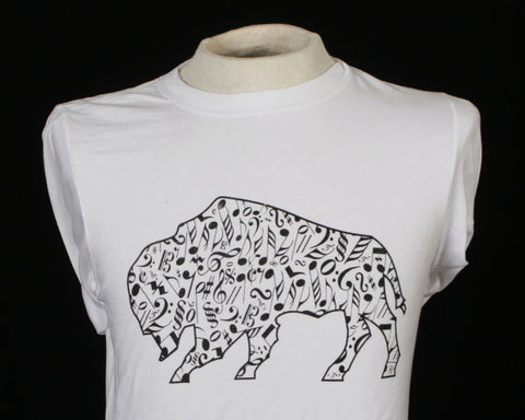 Buffalo Musical Symbols Tee Shirt