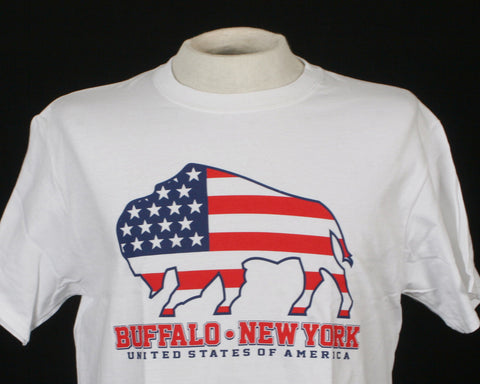 Buffalo USA Flag Tee Shirt